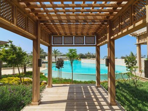 Indoor pool, outdoor pool, open 9:00 AM to 6:30 PM, cabanas (surcharge)