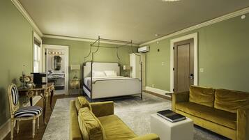 The Green Suite | Premium bedding, pillowtop beds, individually decorated