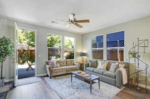 電視、壁爐、DVD 播放機