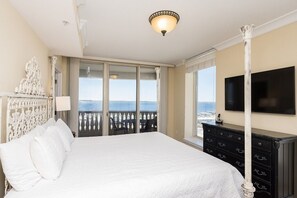 4 bedrooms, iron/ironing board, WiFi, bed sheets - BC-0601 4B Gulf Frnt Condo w Indoor Heated Pool! (Pensacola Beach)