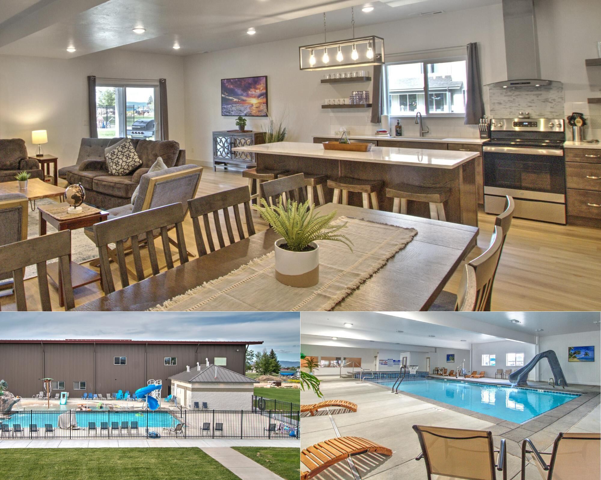Townhome 17 at Waterdance - Sleeps 16, 4 Bed-4.5 Bath with indoor/outdoor pool.