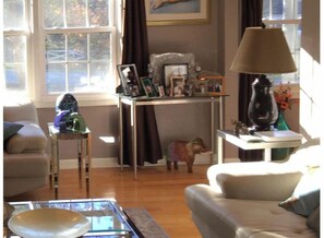 Smart TV, fireplace, printers