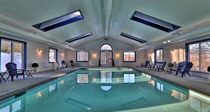 Coveted Ski-In/Ski-Out Winterplace Condo with Hot Tubs, Indoor Pool & Fireplace