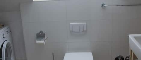 Shower, hair dryer
