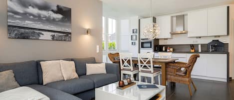 TV, DVD player, stereo