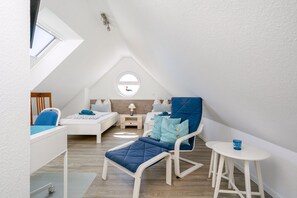 2 soveværelser, skrivebord, strygejern/strygebræt, Wi-Fi