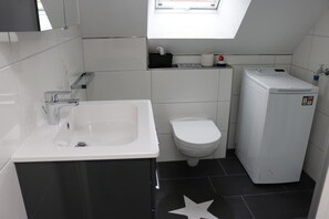 Shower, hair dryer