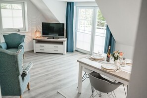 Tv och en stereo