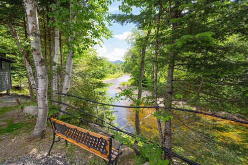 Renovated Cabin On River|Bretton Woods| Mt. Washington|Fishing+Hiking| Fire pit|