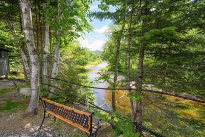 Renovated Cabin On River|Bretton Woods| Mt. Washington|Fishing+Hiking| Fire pit|