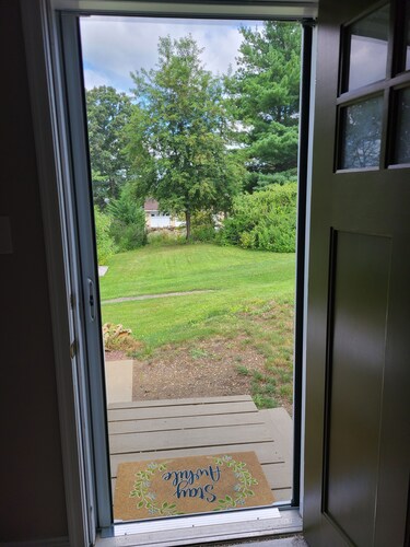 Emmaus contemporary private entrance guest room