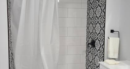 Emmaus contemporary private entrance guest room