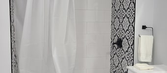 Emmaus contemporary private entrance guest room