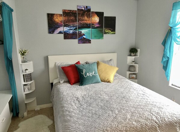 2 bedrooms, free WiFi, bed sheets, wheelchair access