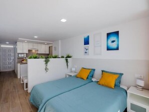 Iron/ironing board, free internet, bed sheets