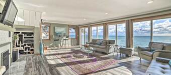 East Tawas Home w/ Patio, Lake Huron On-Site