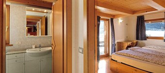 Appartement "Cima Fopel" avec vue sur la montagne, Wi-Fi, balcon, terrasse et jardin