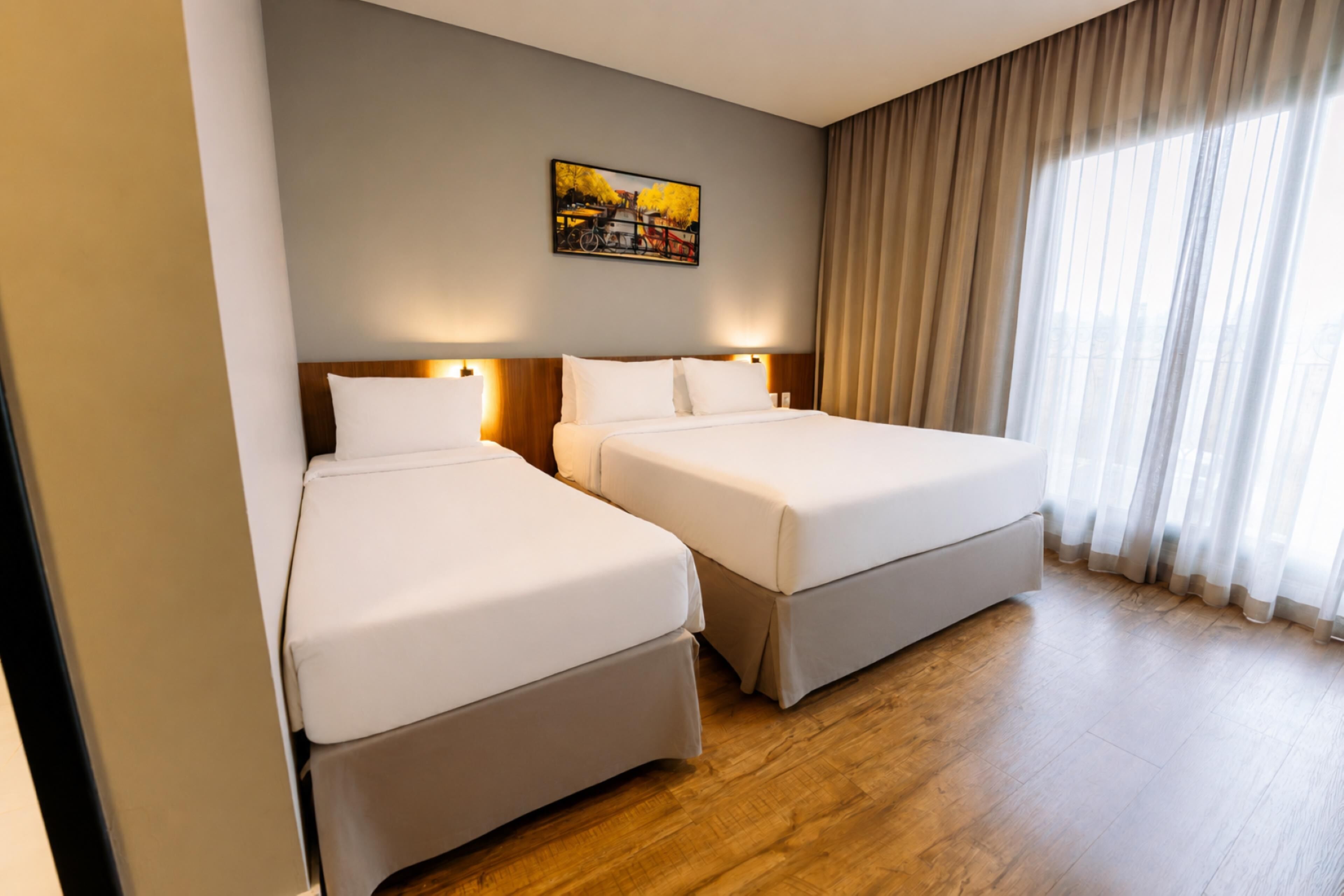ห้องสแตนดาร์ด, หลายเตียง | ตู้นิรภัยในห้องพัก, โต๊ะทำงาน, Wi-Fi ฟรี, ผ้าปูที่นอน