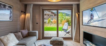 Apartment with Wellness Area and Mountain Views in Megève