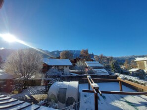 Udsigt fra overnatningsstedet