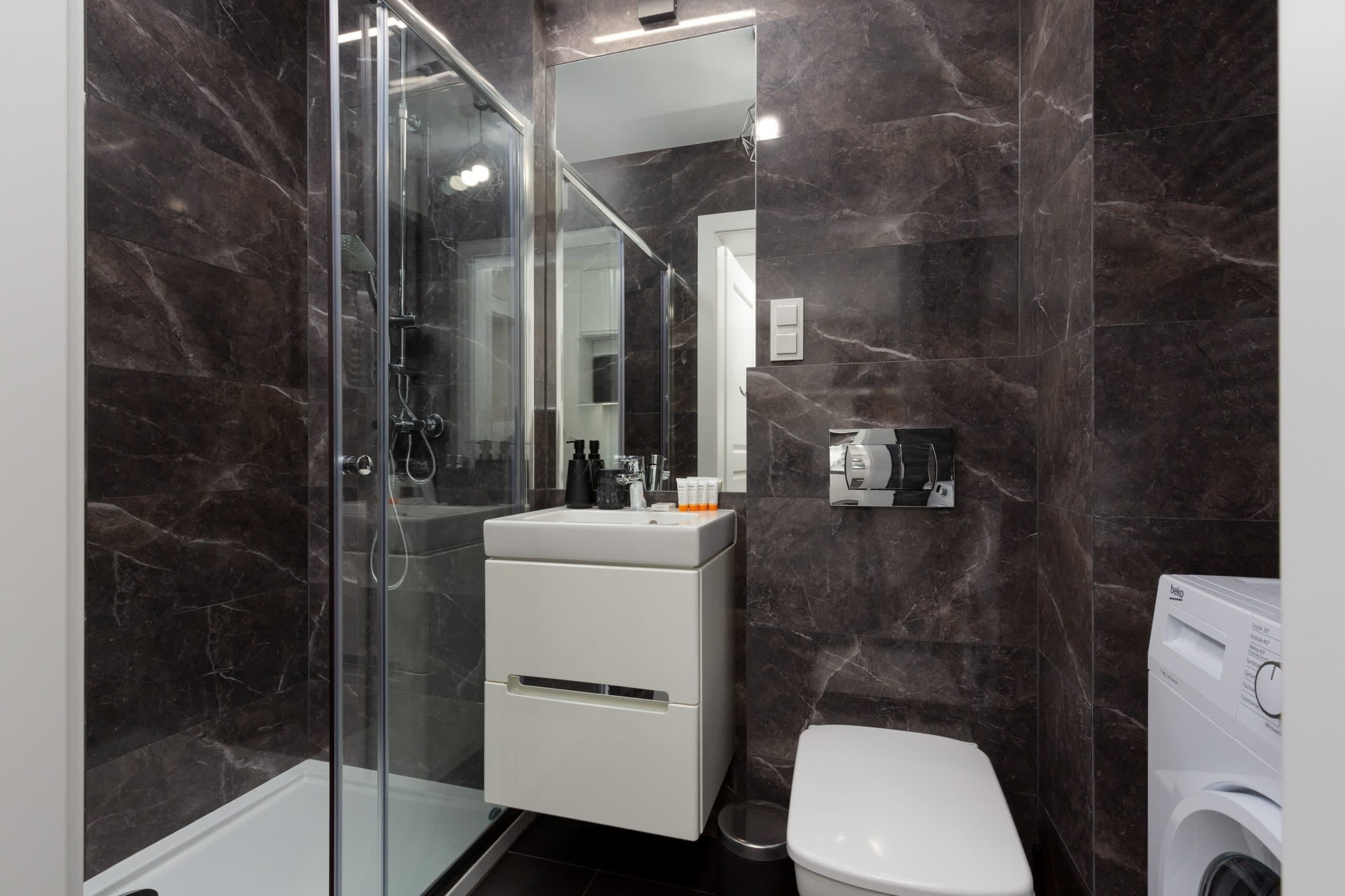 Ducha, shampoo