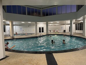 Indoor pool, outdoor pool