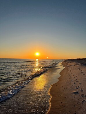 On the beach, sun-loungers - New Condo built 2021, Rent 7 day 10% Off. Ocean Front ! 2 BR 2Bath sleeps 6 (Gulf Shores)