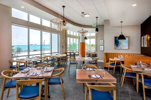 On the beach, white sand