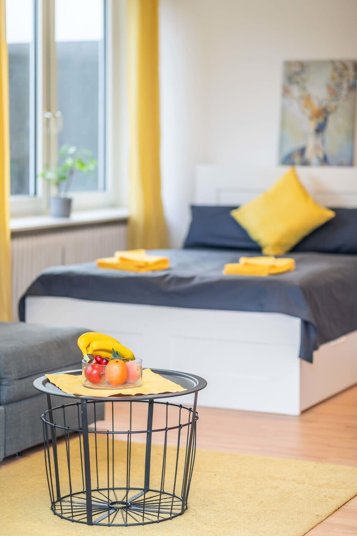 1 habitación, tabla de planchar con plancha, wifi y ropa de cama 