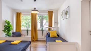 3 soverom, strykejern/-brett, wi-fi og sengetøy