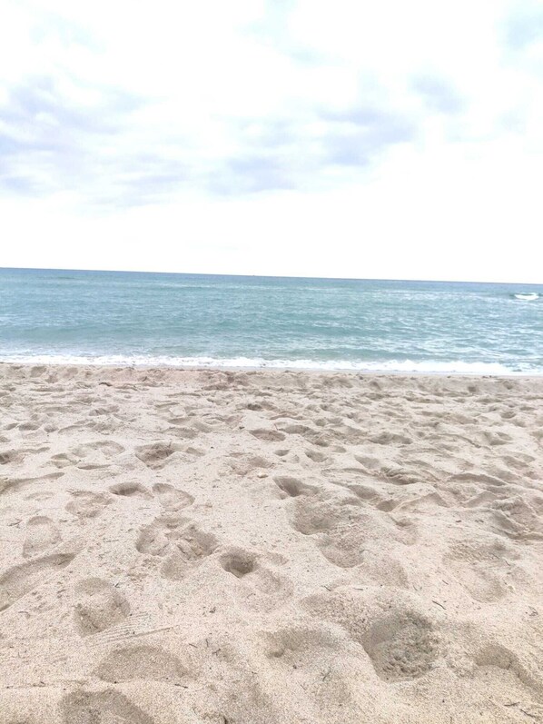 On the beach
