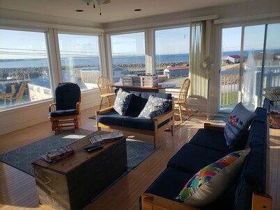 Waterfront Acadian Home on Mavillette Beach at Cape St. Marys