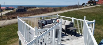 Waterfront Acadian Home on Mavillette Beach at Cape St. Marys