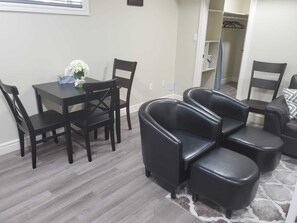 Dining - LUXURIOUS FULLY PRIVATE ONE BEDROOM ONE BATHROOM BASEMENT SUITE IN SW EDMONTON (Edmonton)