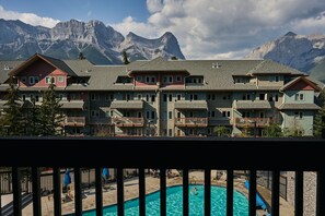 Piscine extérieure, piscine chauffée