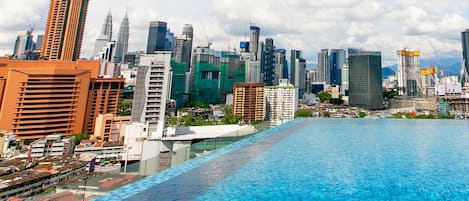 Kolam renang atas bumbung