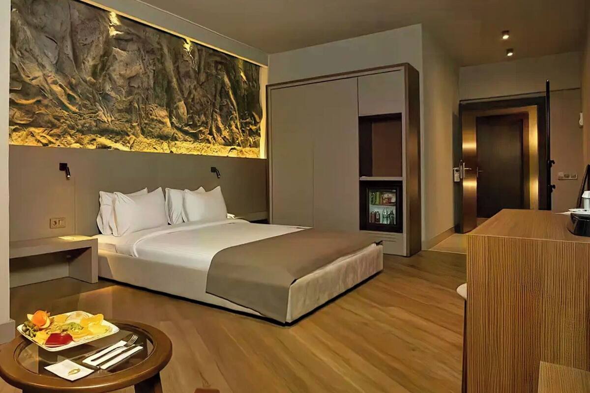 Luxe beddengoed, Select Comfort-bedden, een minibar