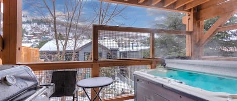 Bain à remous intérieur
