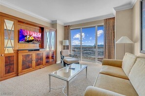 42-inch flat-screen TV with cable channels, TV - Signature Condos (Las Vegas)