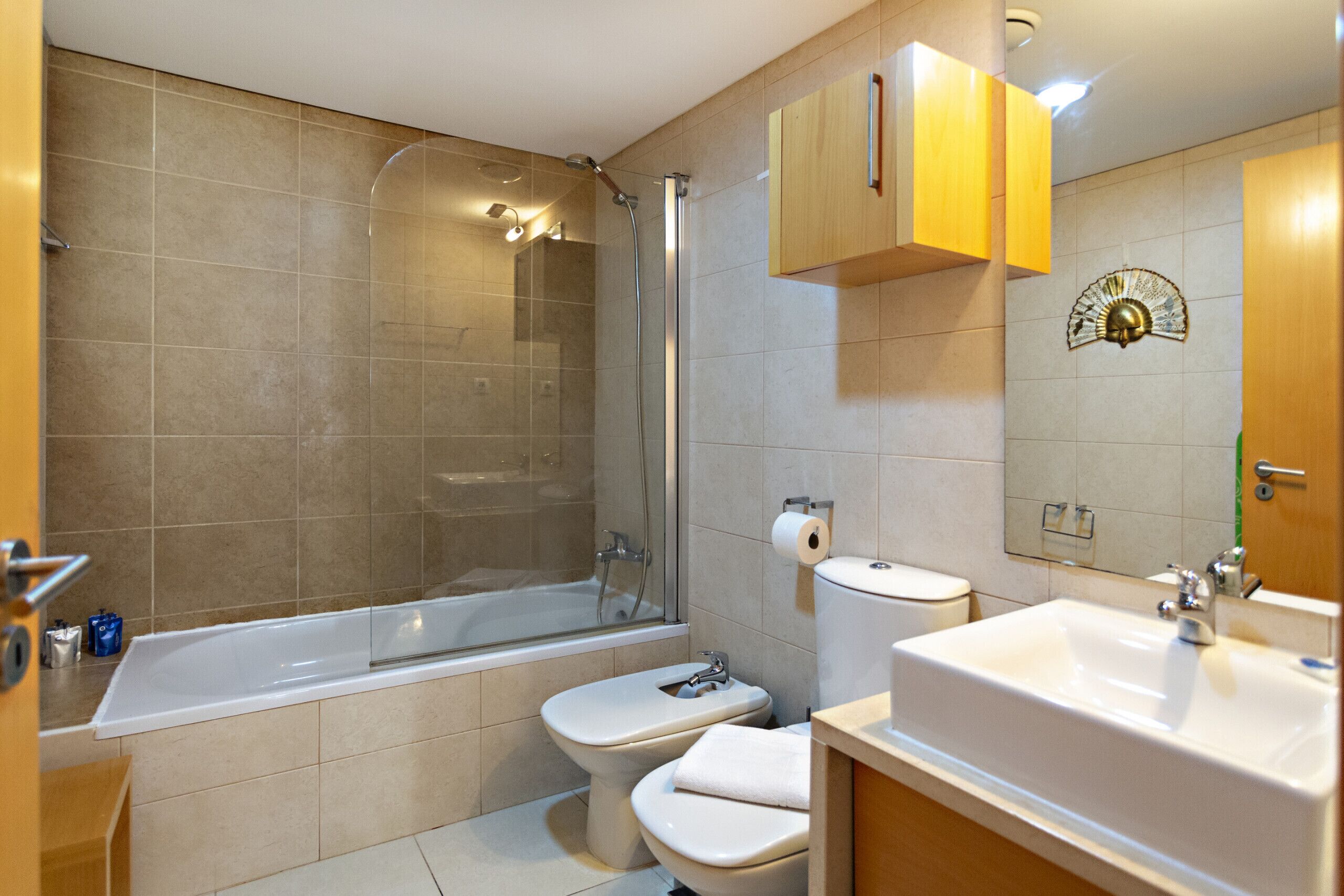 Bathtub, hair dryer