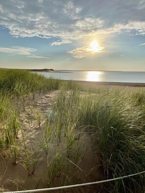 Chaise longue, serviettes de plage