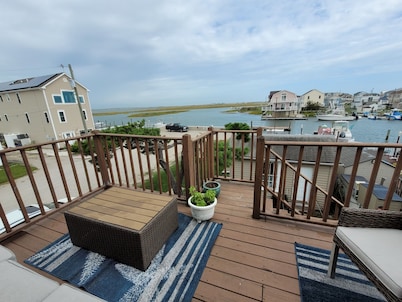 BEAUTIFUL WATER AND SUNSET VIEWS
 WITH  2 DECKS AND DOCK
WATERFRONT PROPERTY!