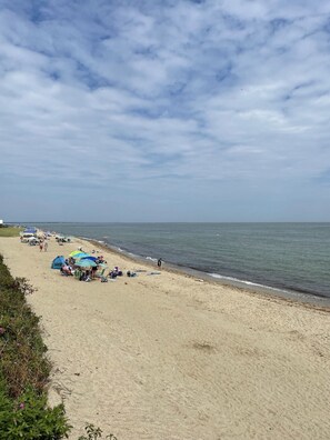 Beach nearby, sun loungers - Maushop Village Getaway with Ocean Views, Steps to Private Beach (Mashpee)