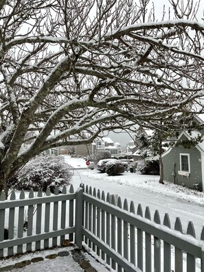 Property grounds - Maushop Village Getaway with Ocean Views, Steps to Private Beach (Mashpee)