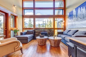 Fernseher, Kamin, DVD-Player