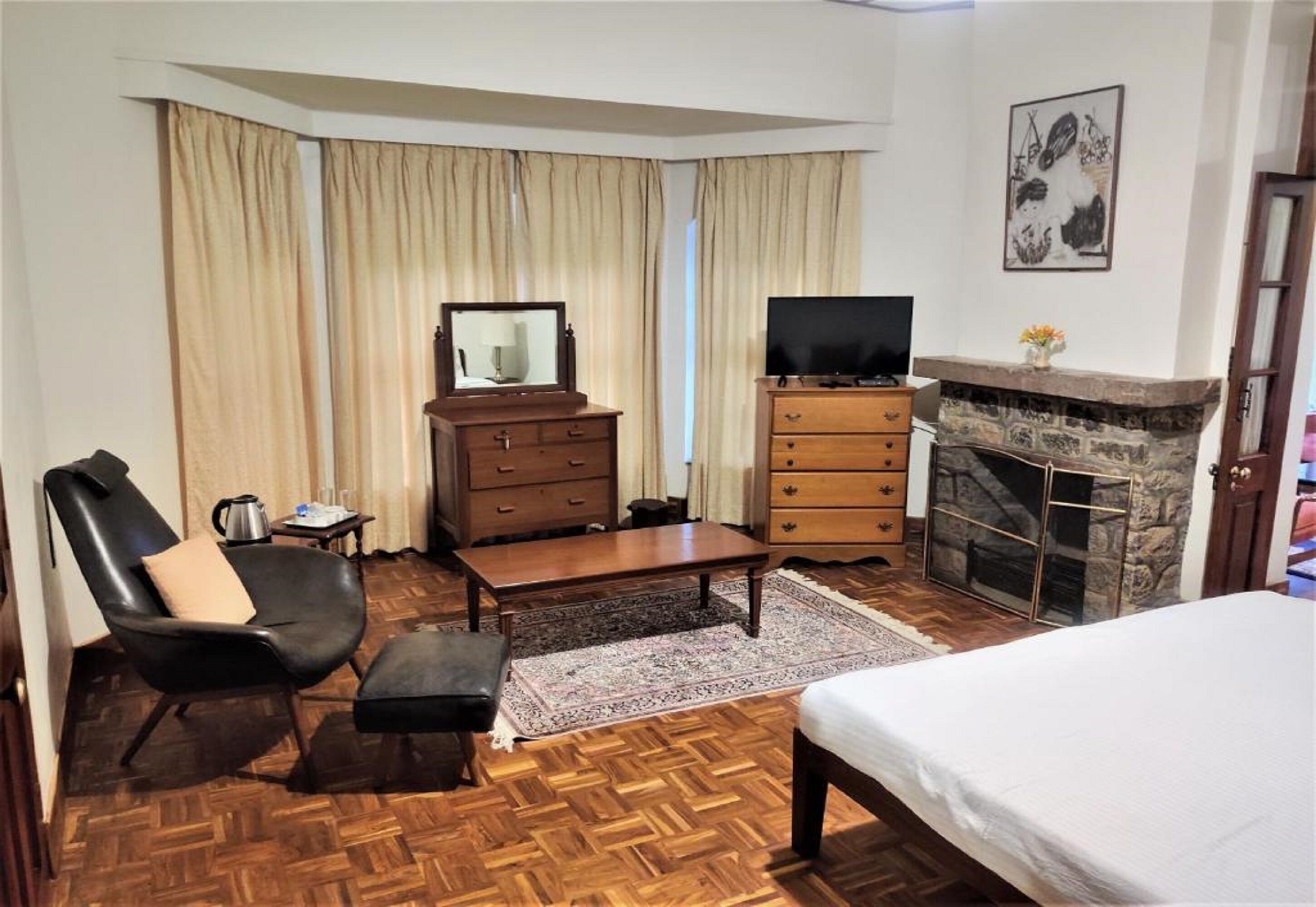 Lakens van Egyptisch katoen, luxe beddengoed, een bureau, gratis wifi