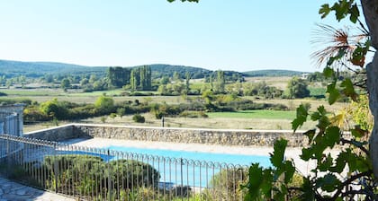 Magnificent private Mas Ardechois with swimming pool