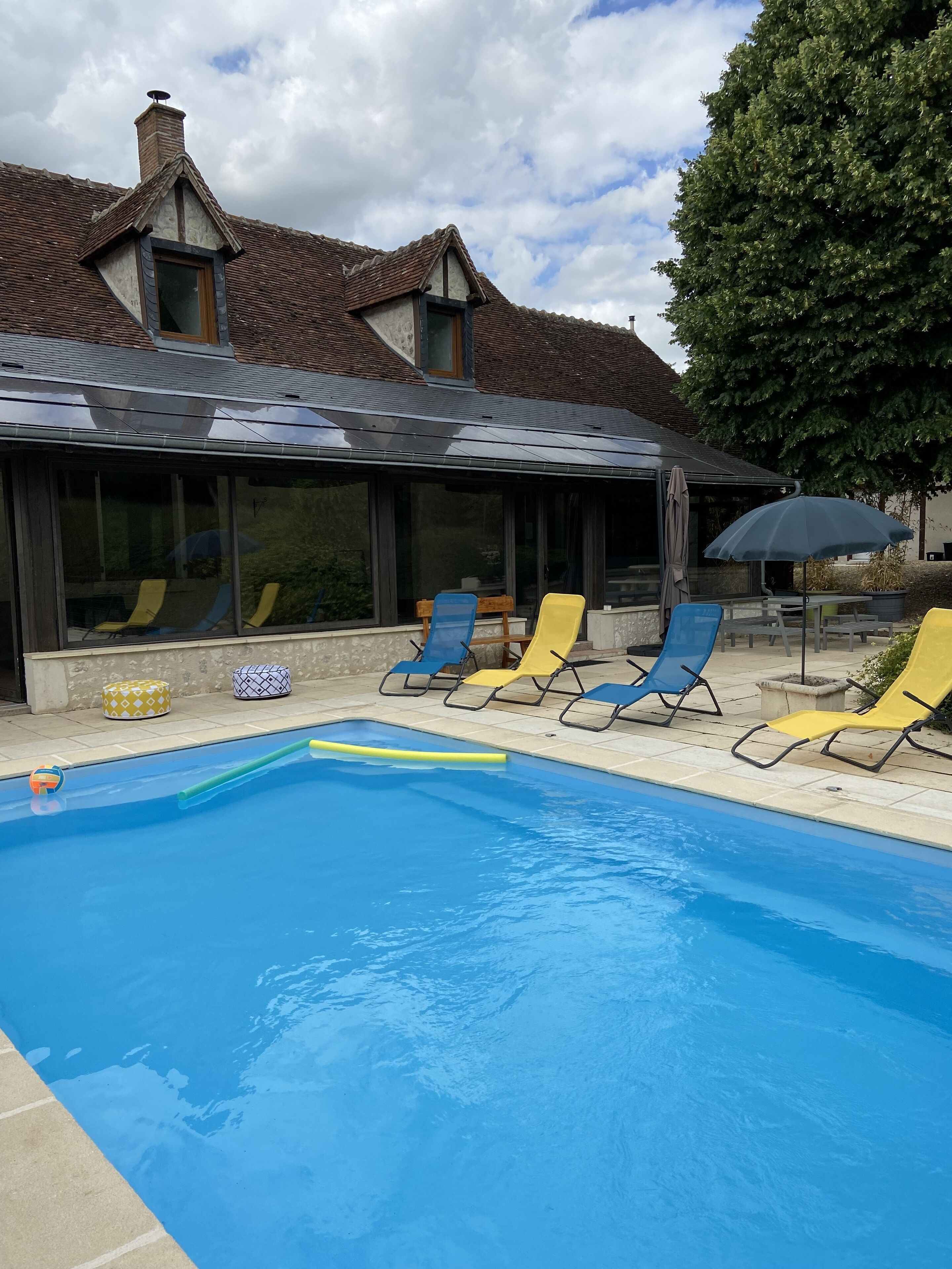Indoor pool, a heated pool