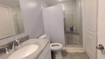 House, 2 Bedrooms | Bathroom | Hair dryer, soap, shampoo