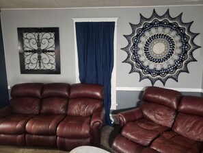 House, 2 Bedrooms, Smoking, Patio | Living area - Beautiful Two Story Home by Fountain Lake and Mayo Clinic (Albert Lea)